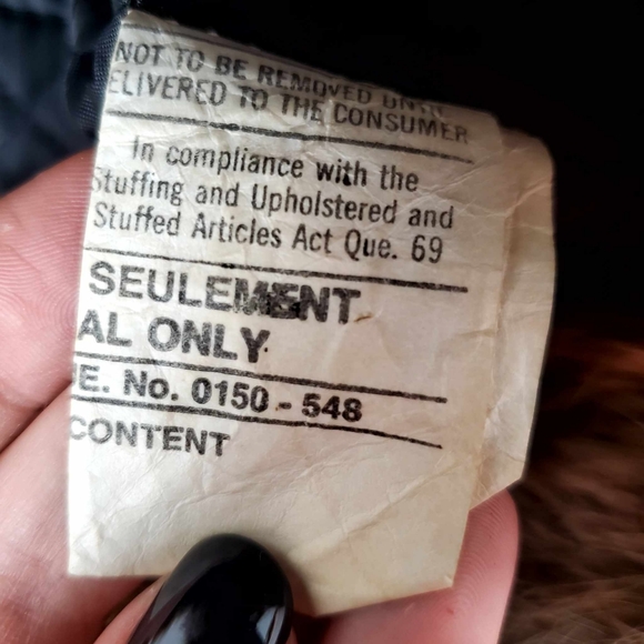 Vintage made in Canada Style aviator Fur Hat - Picture 11 of 11